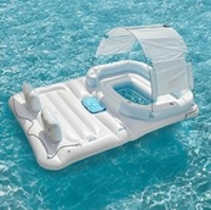 FLOATING POOL LAKE PARTY ISLAND